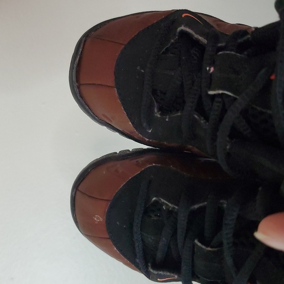 Kids Nike Air Foamposite Pro Hyper Crimson Size 7c Toddler Unisex Streetwear - Picture 8 of 11